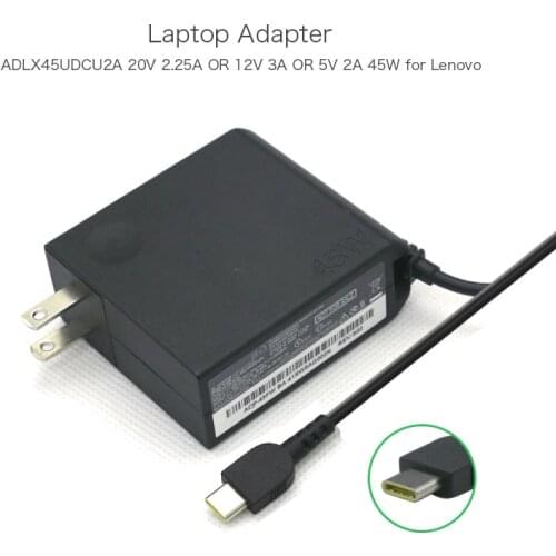 20V 2.25A 45W ADLX45UDCU2A SA10E75820 5A10K34713 00HM642 USB-C Laptop AC Charger for Lenovo Thinkpad X1 Tablet Power Supply