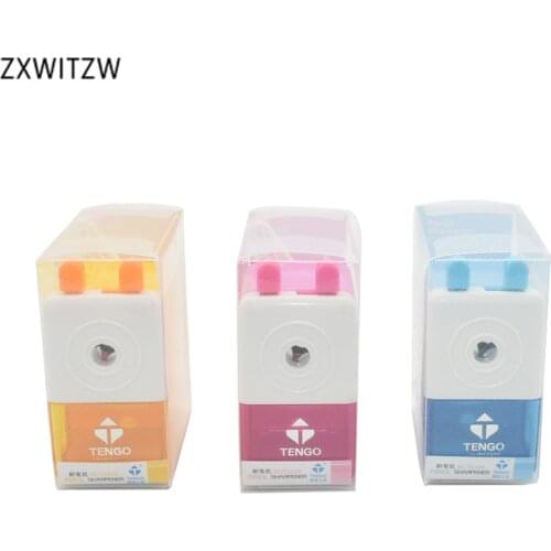 3 pieces of mechanical parts manual pencil sharpener high quality stationery office school supplies