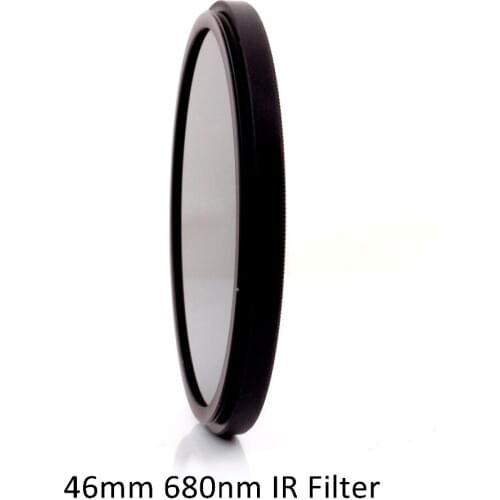 46mm 680nm R68 Infrared IR Optical Grade Glass Filter for Camera Lens Accessories