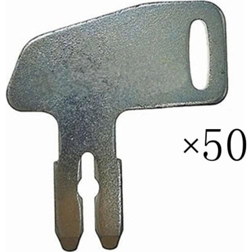50pc Battery Disconnect Heavy Equipment Key K2C166 For Komatsu Master