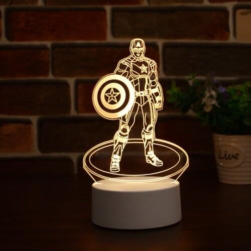 Living Room Decoration Kids Toy Bedroom Baby 3d Illusion Acrylic LED Night Lights