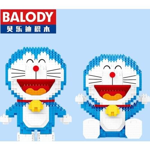 Beledi Miniature Small Particle Building Blocks Childrens Puzzle Cat