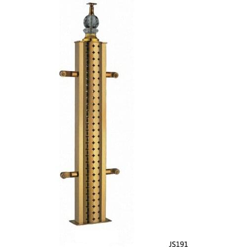Freeshipping 950mm JS191 Column Customade Floor Mount Newel Handrail Armrest Post Pillar Pole for Staircase