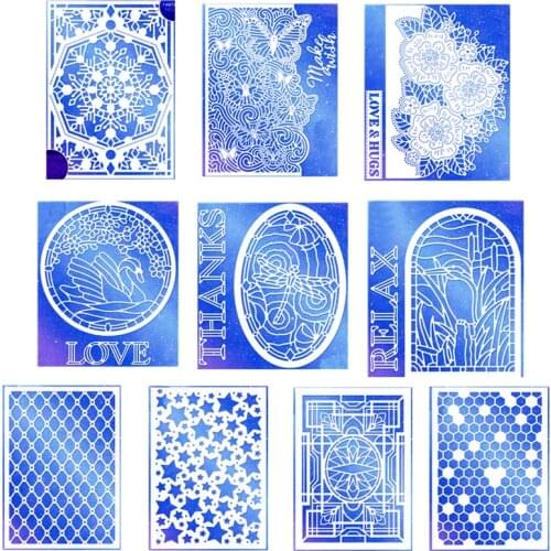 Exquisite Fancy Border Background Frame Irregular Pattern With Words Metal Cutting Dies For DIY Scrapbooking Album New Paper