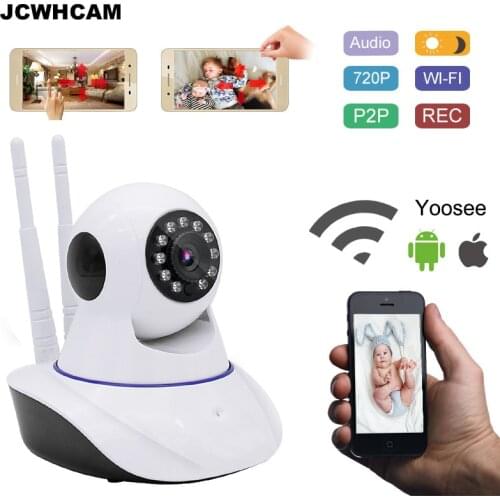 JCWHCAM 720P Security Network CCTV Wifi Home Surveillance Camera Wireless HD Security IP Camera IR Night Vision baby Monitor