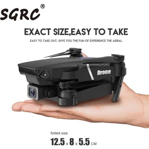 LSRC E88 Pro Drone 4k HD Dual Camera Visual Positioning 1080P WiFi Fpv Drone Height Preservation Rc Quadcopter