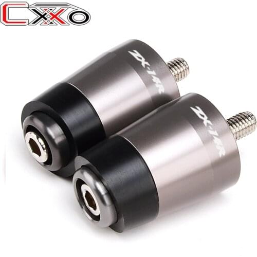 Motorcycle 7/8'' For KAWASAKI Ninja ZX14R ZX-14R 2012-2019 ZZR1400 ZZR 1400 Handlebar Grips Cap Plug Handle Bar End