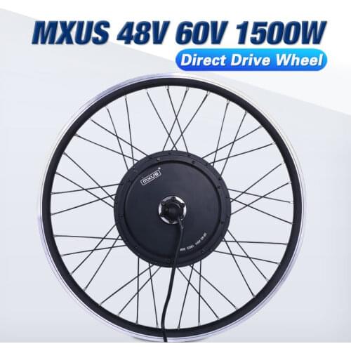 48V 60V 1500W 3T 4T 5T Motorized Wheel Direct Drive Hub Motor wheel MXUS Brand 20" 24" 26" 27.5" 700C Optional XF40 45H