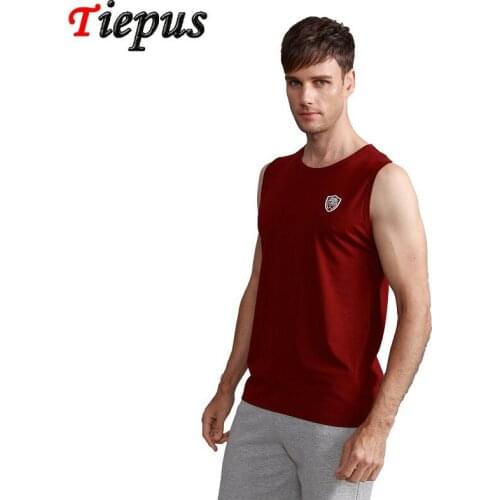 Mens Vest Summer Cotton T Shirt Personality Printed Elasticity Fitness O Neck Sleeveless Tanks T Shirt Male Quality Clothing