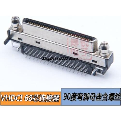 NEW VHDCI connector spacing 0.8mm 68Pin PCB HDRA-E68LFDT
