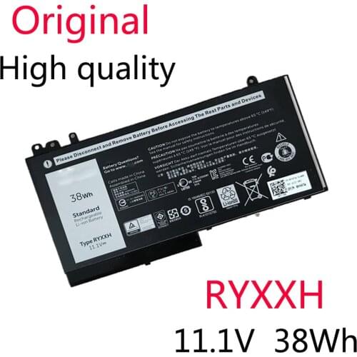 RYXXH Original New Battery For Dell Latitude 12 5000 11 3150 3160 3550 E5250 E5450 E5550 9P4D2 11.1V 38Wh