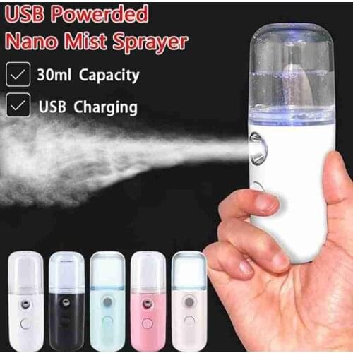 Portable Cold Sprayer Nano Vaporizer Face Spa Moisturizing Mist Steamer Usb Skin Care Beauty Tools Humidifier