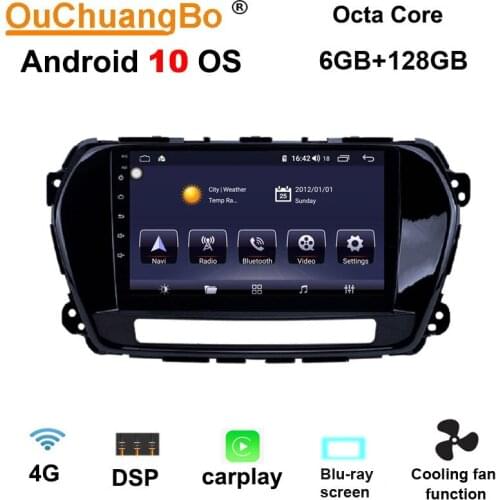 Ouchuangbo 4G Android 10 Car Radio GPS Multimedia Stereo For GWM Great Wall Wingle 5 With 6GB 128GB 8 Core CarPlay Blu ray
