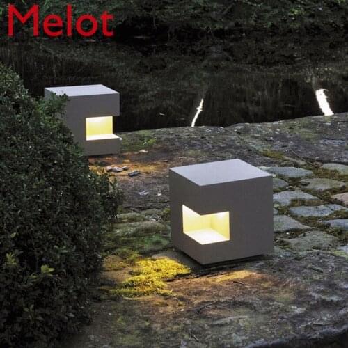 Solar Lamp Outdoor Yard Lamp Lawn Lamp Outdoor Waterproof Lamp Simple Park Light Garden Villa Pillar Lamp