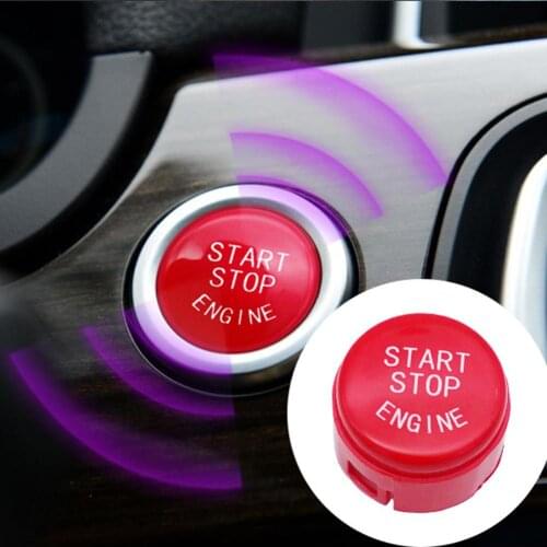 Car Engine Start Stop Push Button Cover Trim Cap Auto Styling for BMW 5/6/7 Series F01 F02 F10 F11 F12 2009-13