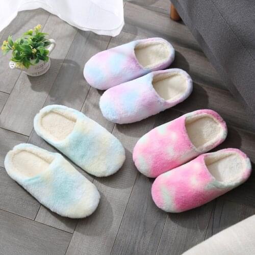 SunNY Everest home slipper women indoor mute flat cotton slipper floor shoes Soft sole family simple plus size 43
