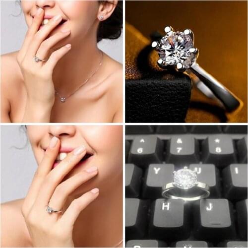 Anillos Mujer Ring Circle Finger Hoop Charm Classic Zircon Jewelry Gifts For Women Bride Wedding Кольца 2021 Тренд Bague Femme