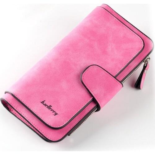 2021 Women Engrave Fashion Long Leather Top Quality Card Holder Classic Female Purse Zipper Wallet For Women