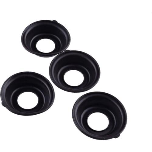 4Pcs Carburetor Plunger Diaphragm Membrane Motorcycle Fit For Kawasaki CSR Twin - KZ750-M1 LTD Belt - KZ750-K1 KZ750-K2