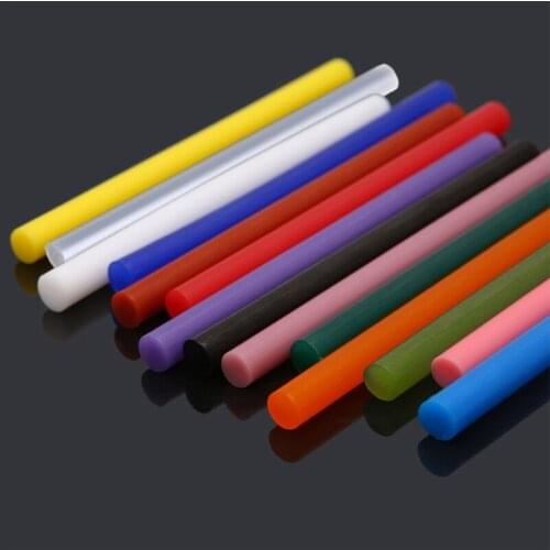 5pcs Hot Melt Glue Stick Colorful 7x100mm Adhesive For DIY Craft Toy Repair Tool