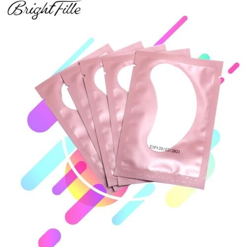 50/100/200 pairs Eye Pad Stickers Under Eye Pads Patch Set Eyelash Extensions Pads 100% Natural Hydrogel Under Eye Gel Pads