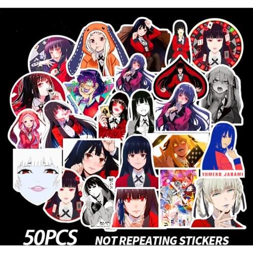 50 pcs Waifu hentai Anime Sexy Girls graffiti trunk computer helmet Phone Laptop Suitcase Skateboard cartoon stickers наклейки