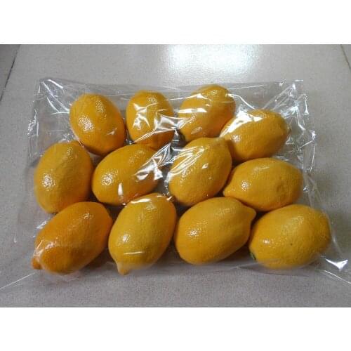 8cm lemon Simulation fruit Mini Fruit model simulation fruit vegetable set fake fruit decorative accessories