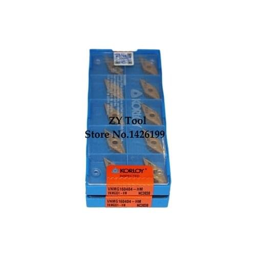 Free shopping! 10PCS VNMG160404 HM NC3030 Lathe Cutting Tools CNC blade alloy carbide cutting tool Turning Inserts