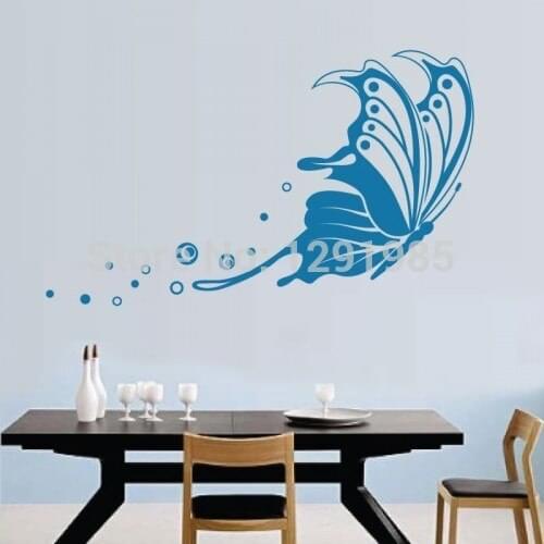 Free Shipping Flying Butterfly DIY Removable PVC Wall Sticker Home Decor Decals custom made home decoration fashion
