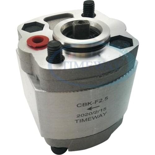 CBK Hydraulic Oil Pumps CBK-F2.5 CBK-F2.6 F2.7 F3.0 F3.2 Forklift Gear Pump High Pressure: 20Mpa Rotation:CW Rear in/front out