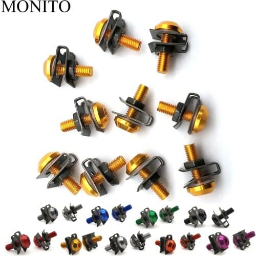 CNC Motorcycle Fairing Screws Custom Moto Body Spring Bolts For Suzuki Bandit 650 DL1000 GSF1200 GSF1250 GSF650 DL650 Accessory