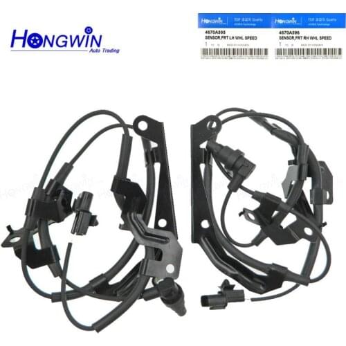 4670A595 4670A596 Front Left Right Wheel Speed ABS Sensor For Mitsubishi Triton L200 Pajero Montero Sport Challenger Nativa 2011