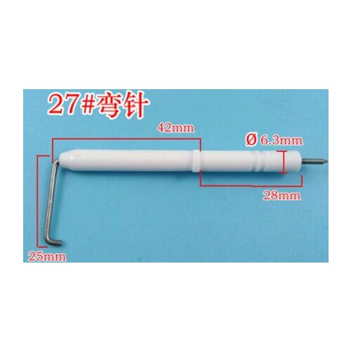 Cooktop Parts gas burner L shape ignition needle curved NO.27