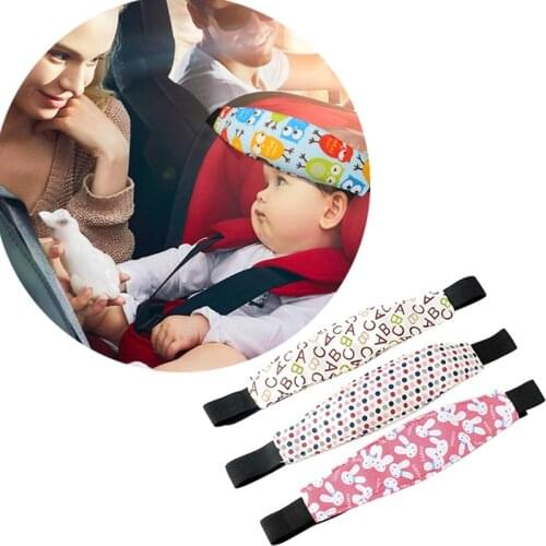 Baby Car Seat Head Support Kid Child Car Head Support Belt Baby Car Safety Sleep Positioner Support Pram Stroller Fastening Belt