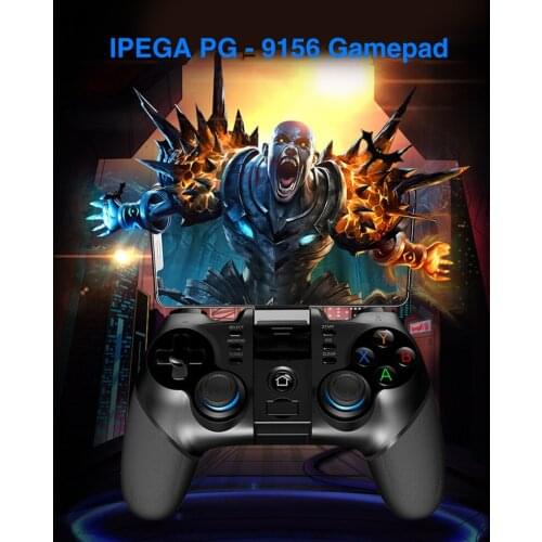 For Iphone Android TV Box PC Ipega PG-9156 Bluetooth Gamepad With 2.4G Wireless Receiver Game Controller With Joystick Gamepads