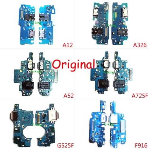 For Samsung Galaxy A12 A32 A326 A52 A72 A725F G525F F916 4G USB Charging Dock Port Connector Flex Cable