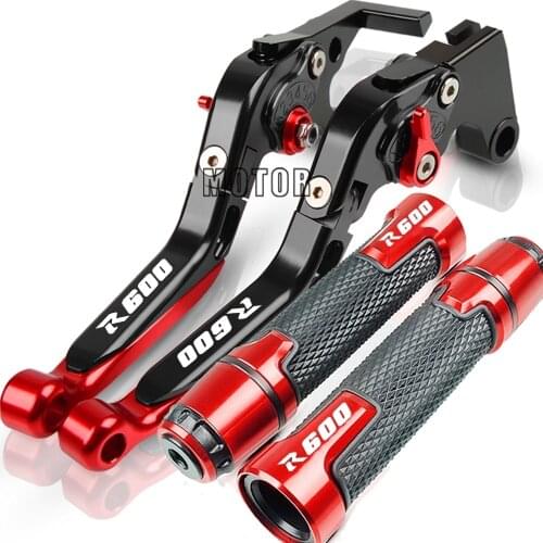 For Suzuki GSXR600 GSXR GSX R 600 2004 2005 Folding Extendable Adjustable Aluminum Brakes Clutch Levers Handle Hand Grips Set