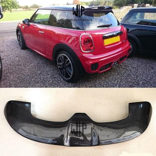 F56 F55 High Quality Carbon Fiber / FRP Unpainted Rear Spoiler Top Wing Car Body Kit For Mini Cooper S JCW Car Styling 14-19