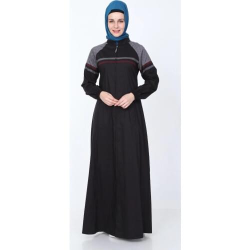 Islamic Dresses for Women Casual Clothing Abaya from Turkey Turkish Women Dresses Cotton Fabric long Summer Openable Zipper