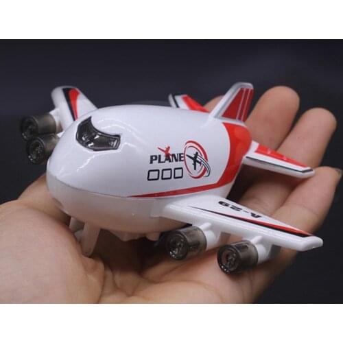 Mini Cartoon Plane Airplane Pull Back Alloy Model Table Decor Kids Toy Gift Kids Educational Toys