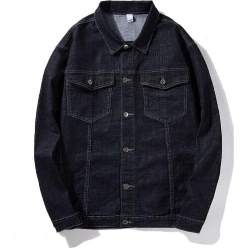 Plus Size Denim Mens Jacket Autumn Outdoor Camping Climbing Combat Trekking Travel Work Loose Casual Fat Tide Brand Women Coat