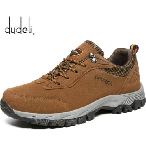 Mens Hiking Shoes Plug Size 39-49 Non-Slip Outdoor Shoes Wild Sports Casual Shoes Winter Warm Shoes Men Sneakers Zapatos Hombre