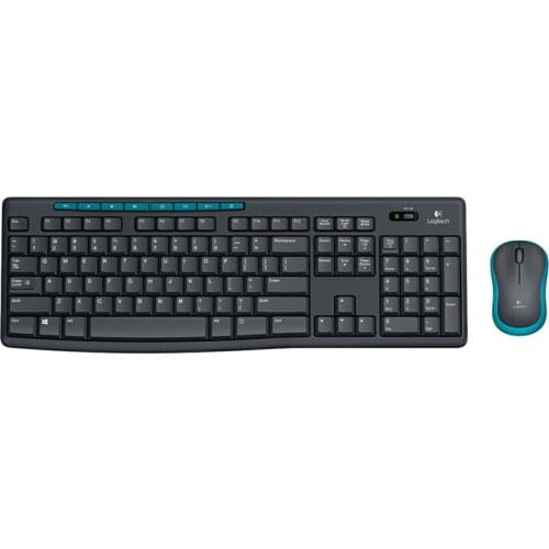 Logitech MK275 wireless keyboard and mouse set keyboard and mouse two-piece computer notebook desktop office home typing game
