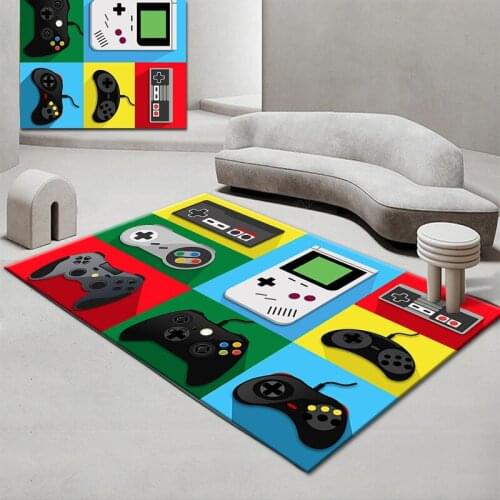 No-slip Carpets Protective Floor Mat Cartoon Prints For Kids Living Room Kitchen Carpet Absorbent Washable Outdoor Home Decor