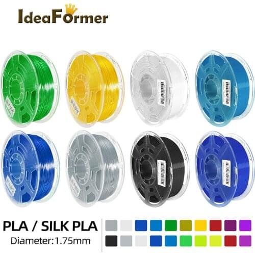Ideaformer 3D Printer Filament PLA/Silk PLA 1.75MM 1KG Vacuum Packaging Overseas Warehouses A Variety Of Colors For 3D printing