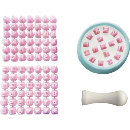 New Plastic Cake Mould DIY Alphabet Letter Impress Biscuit Cookie Cutter Press Stamp Embosser Fondant Mold Stamp Mold