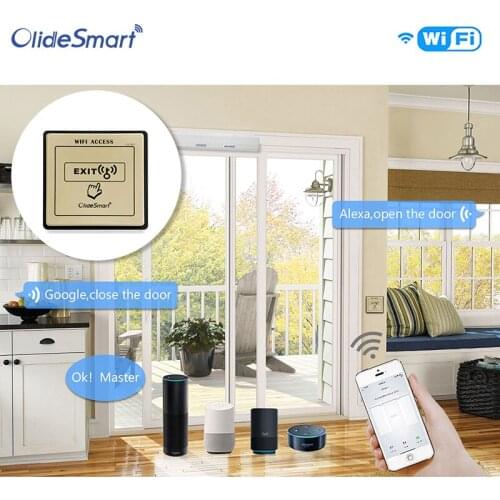 Olide WIFI Access Exit Button Phone App Control Olide Automatic Door Opener From Anywhere