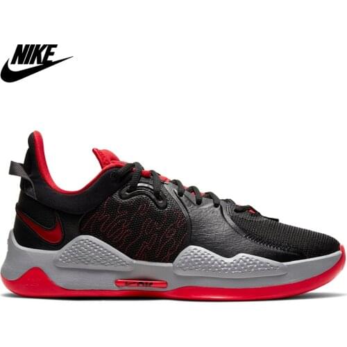 Original Nike PG 5 Men Basketball Shoe-Black CW3143-002