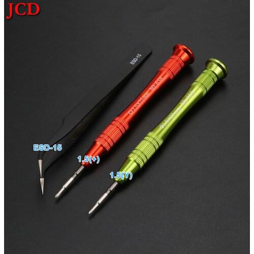 JCD For Nintend Switch NS NX Console JoyCon Cross Tri 1.5mm Wing Screwdriver Tweezer For Switch Joy-Con Y Screwdriver