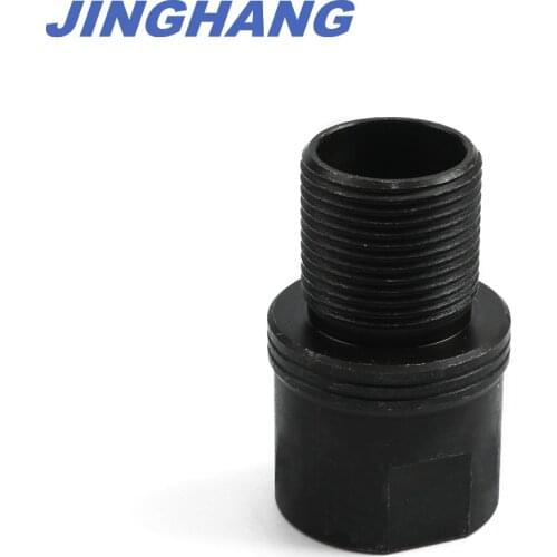 Black Steel Thread Adapter Convert - .578x28 to 5/8x24